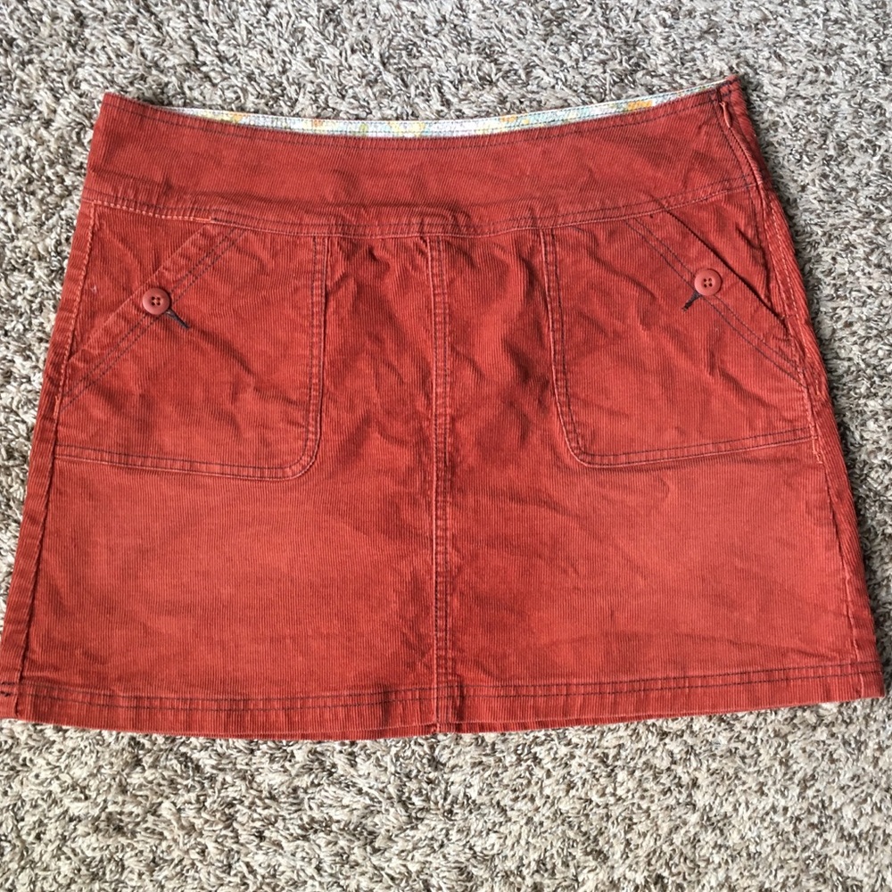 EUC- Prana Canyon Corduroy Skirt